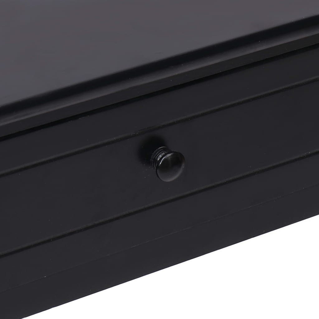 furnicato Beistelltisch Konsolentisch Schwarz 90 Holz 30 × × (1-St) 77 cm