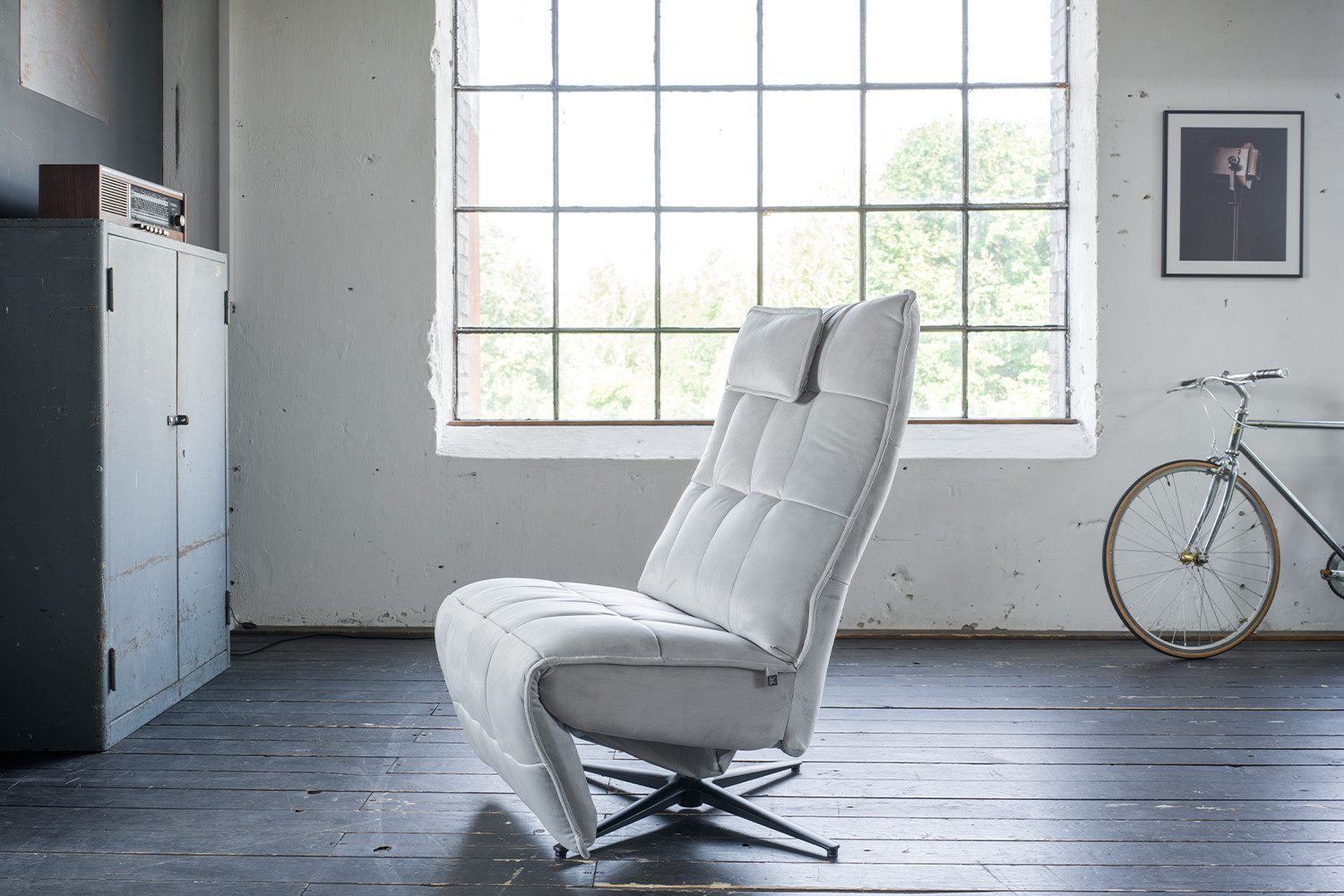 KAWOLA Relaxsessel MIKO, Drehsessel motorisch verstellbar, günstig online kaufen