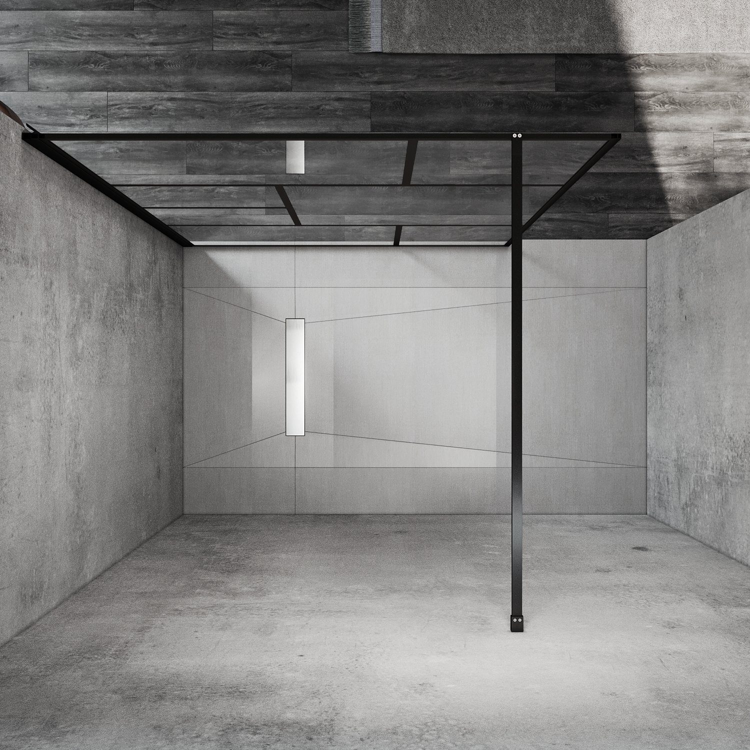 SONNI Walk-in-Dusche Walk in Duschwand Duschabtrennung 100-120 x 200 cm 8mm NANO-Glas, 8mm Einscheibensicherheitsglas mit Nano Beschichtung, 8mm Einscheibensicherheitsglas