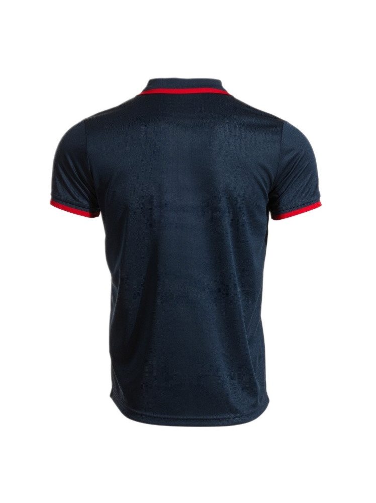 Joma Poloshirt Combi Premium (komfortable Passform, atmungsaktiv) navy/rot Herren