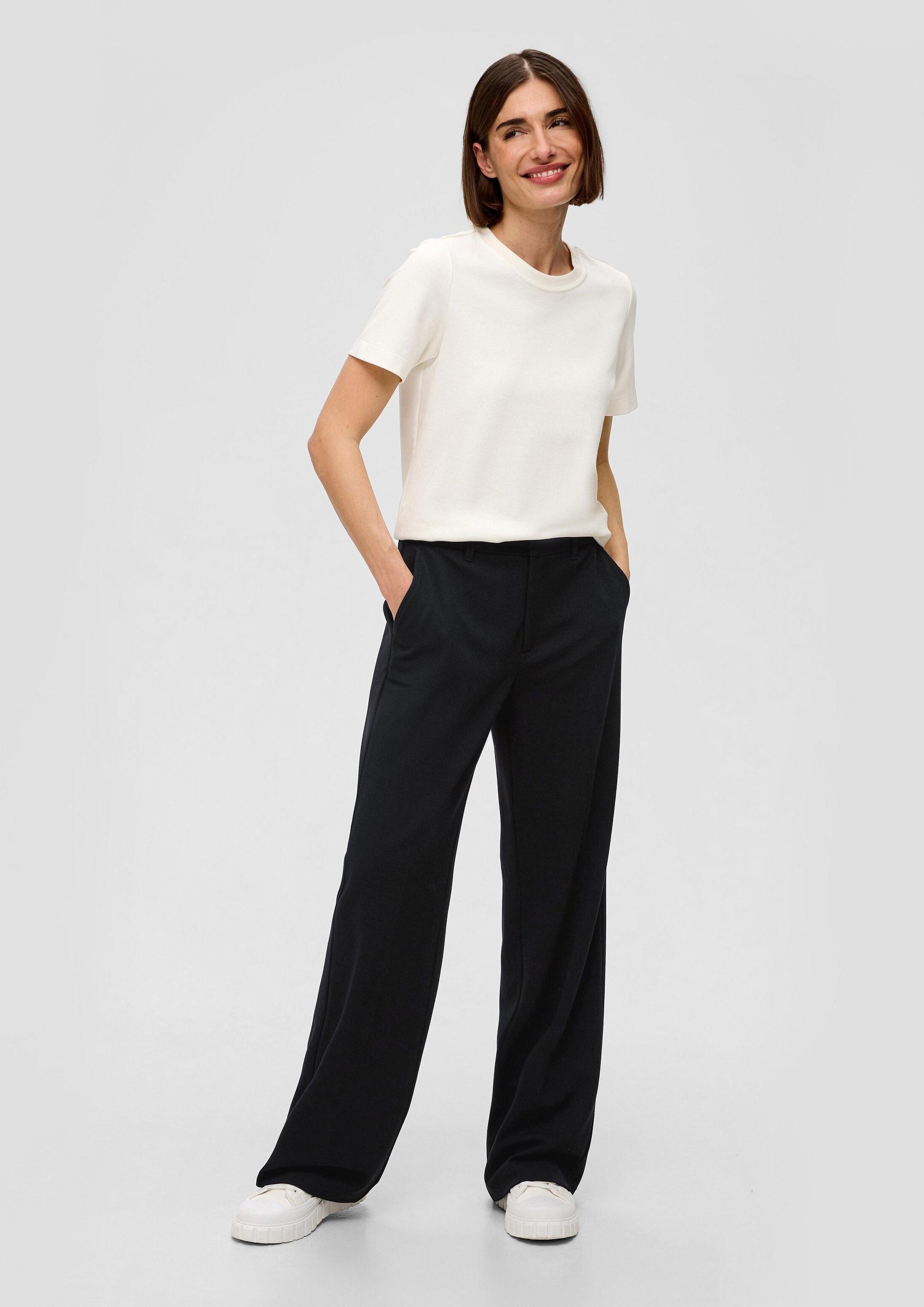 s.Oliver Chinos Hose Regular: Hose mit Bügelfalten
