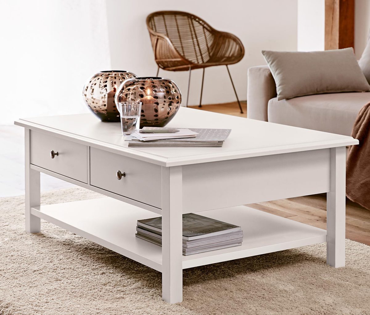 moebel-dich-auf Couchtisch KOPENHAGEN (in weiß, im günstig online kaufen