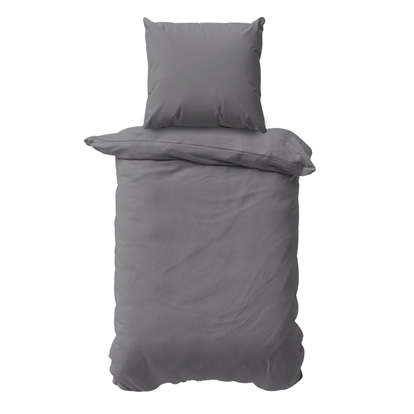 TRENDBUY24 Bettwäsche Bettwäsche Bettgarnitur 135x200 155x220 200x200 Mikrofaser 2tlg, Mikrofaser, 2 teilig, verdeckter Reißverschluss