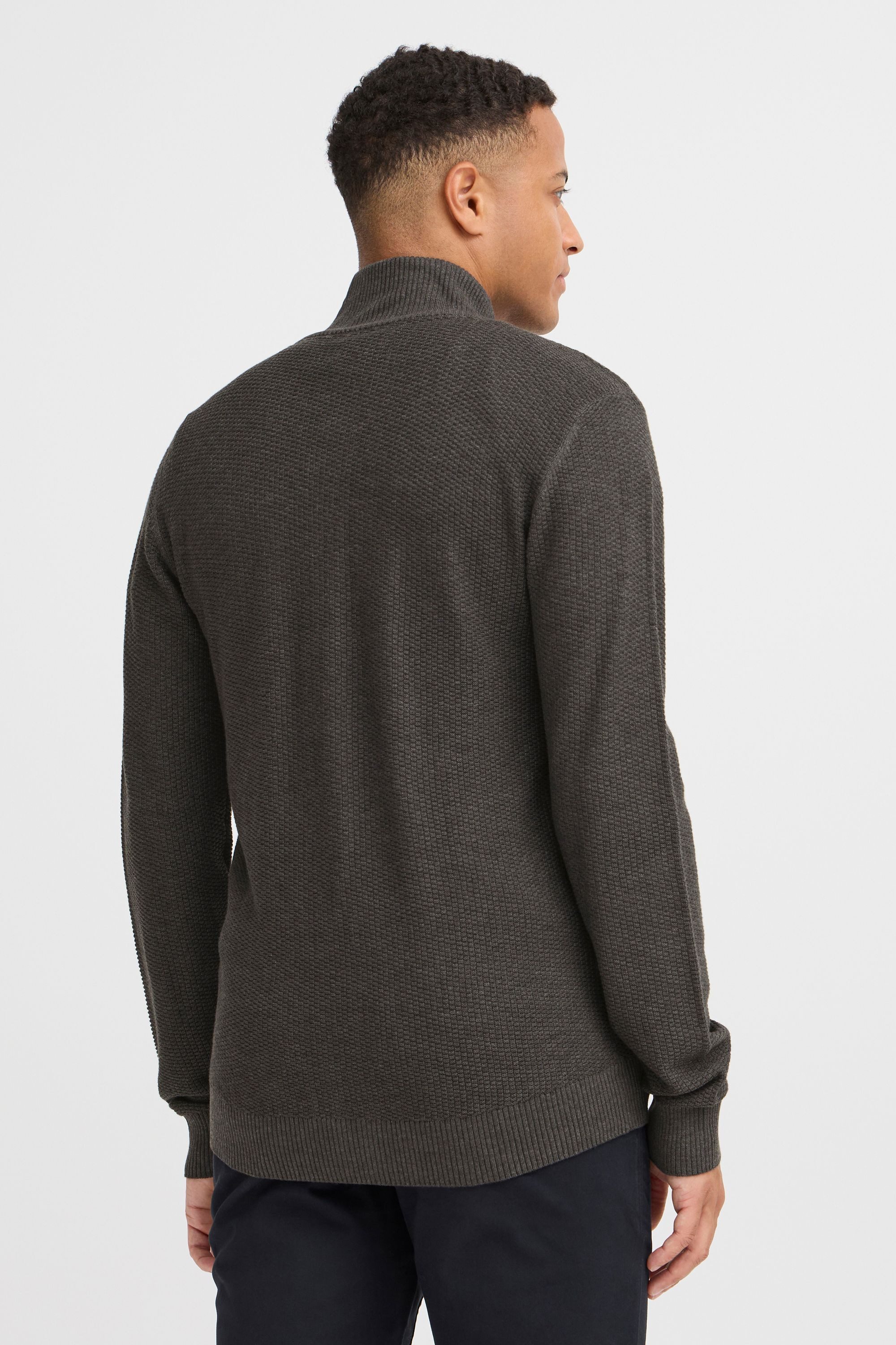 Blend Strickjacke BHMGOMAZ Stilvolle Strickjacke mit Reißverschluss