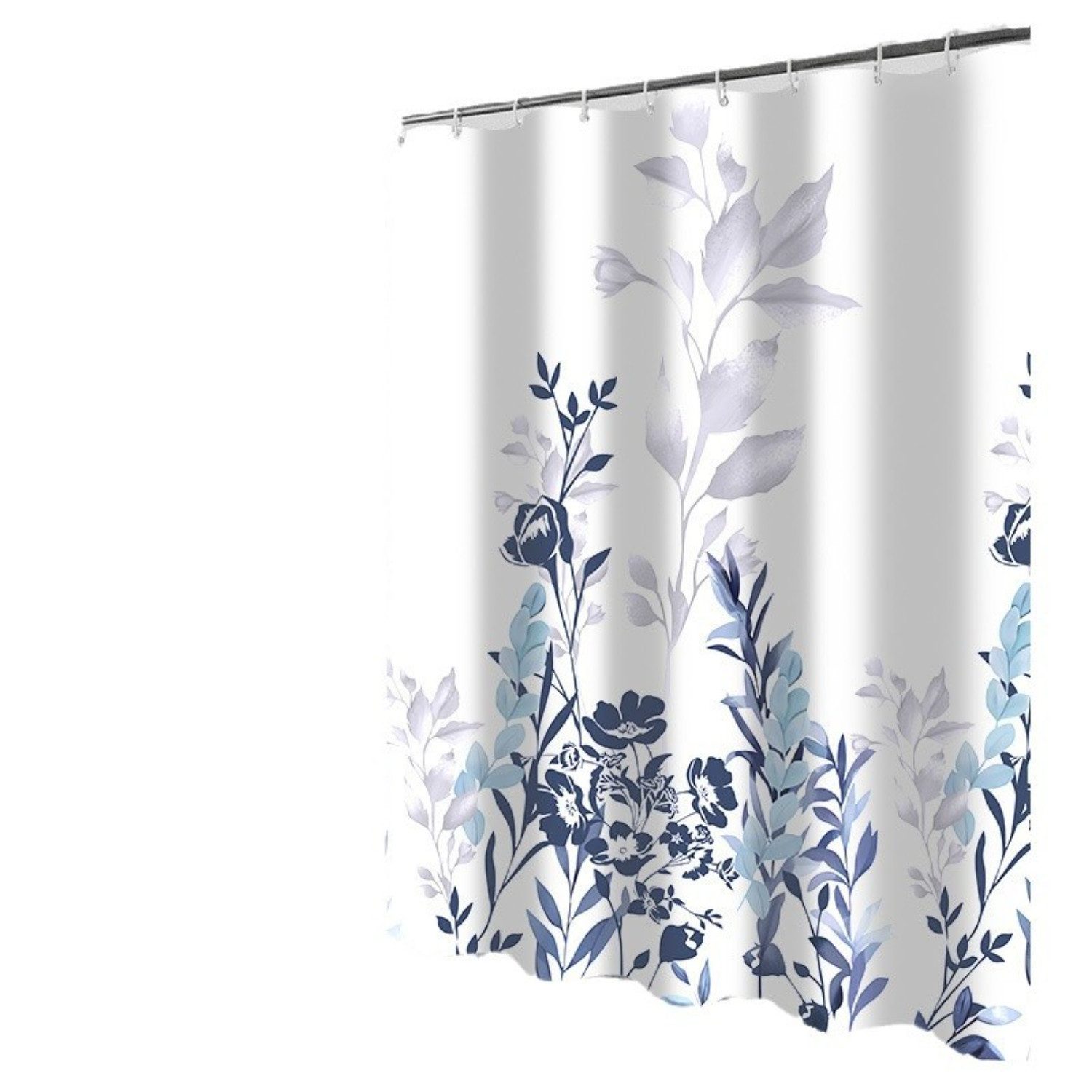 BYSURE Duschvorhang Breite 150 cm (1-tlg), Blumen Badezimmer Deko aus Stoff günstig online kaufen