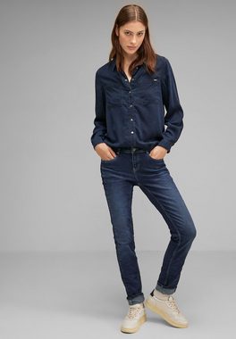 STREET ONE Bequeme Jeans STREET ONE / Da.Jeans / Style QR Jane,mw,thermo,blue