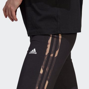 adidas Sportswear Leggings VIBRANT PRINT 3-STREIFEN COTTON (1-tlg)
