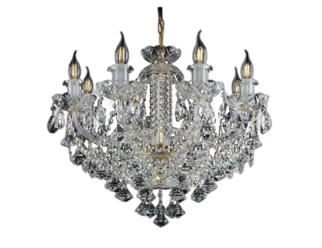 Xlmoebel Kronleuchter Krone Lichtquelle Deckenleuchte Kristall Traditionelle Lampe, Hergestellt in Europa