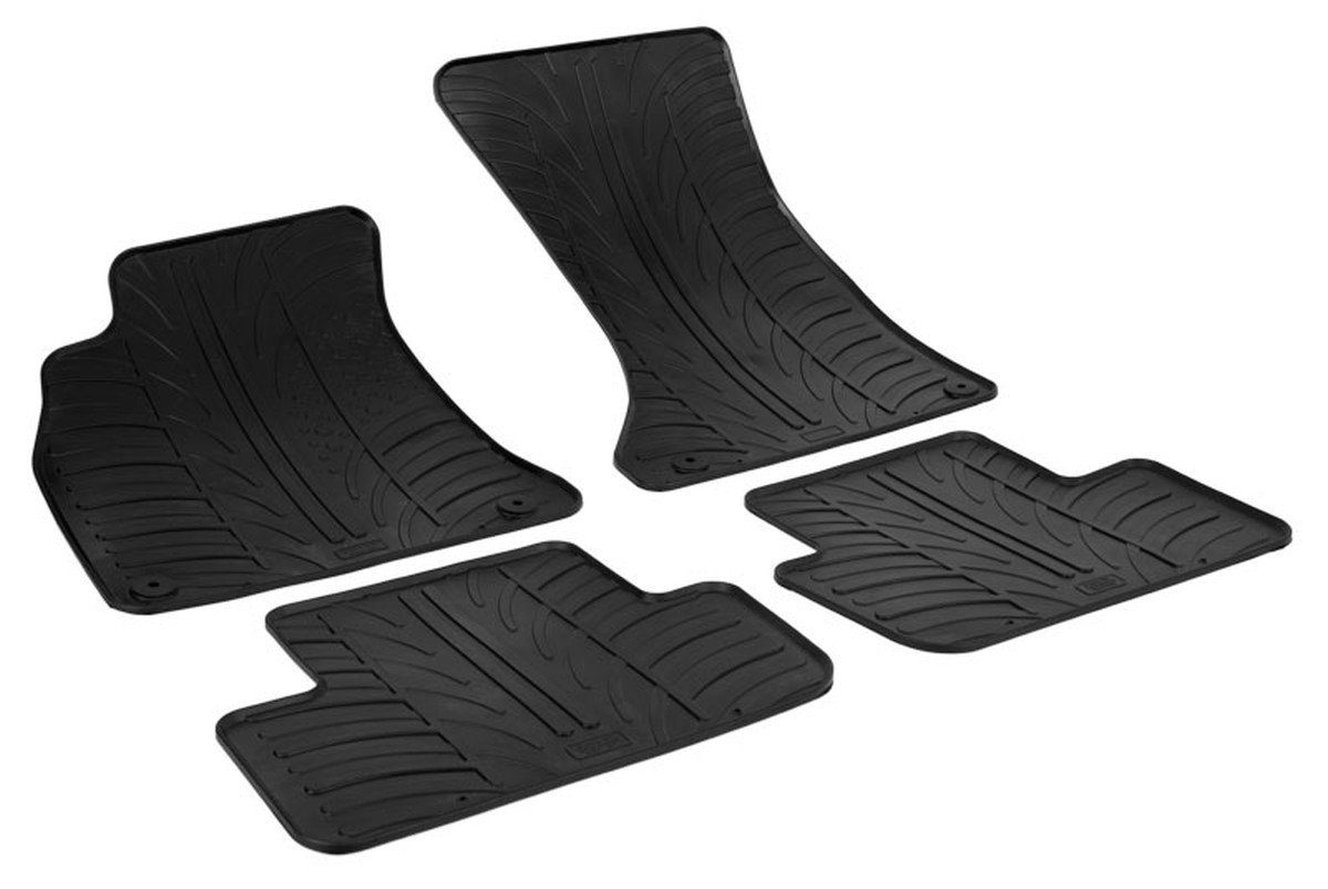 A5 AZUGA Avant,Sportback Stufenheck für Gummi-Fußmatten A4,A5 Audi 5-türer,Allroad,4-türer 4/2008 A4 passend (8K/B8)/Audi für ab Sportbac, Audi Auto-Fußmatten