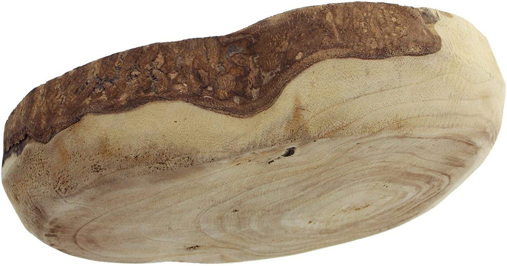 massivem Formen Schale verschiedenen Dekoleidenschaft aus Größen, Holzschale Holztablett in Holz, naturbelassen, und "Wood" Dekoschale