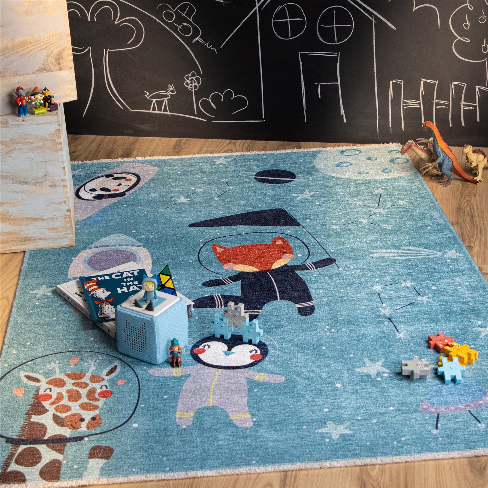 Kayoom Kinderteppich Joanna 610, rechteckig, Höhe: 6 mm, Kurzflor, Modernes Muster, Deko, Wolle