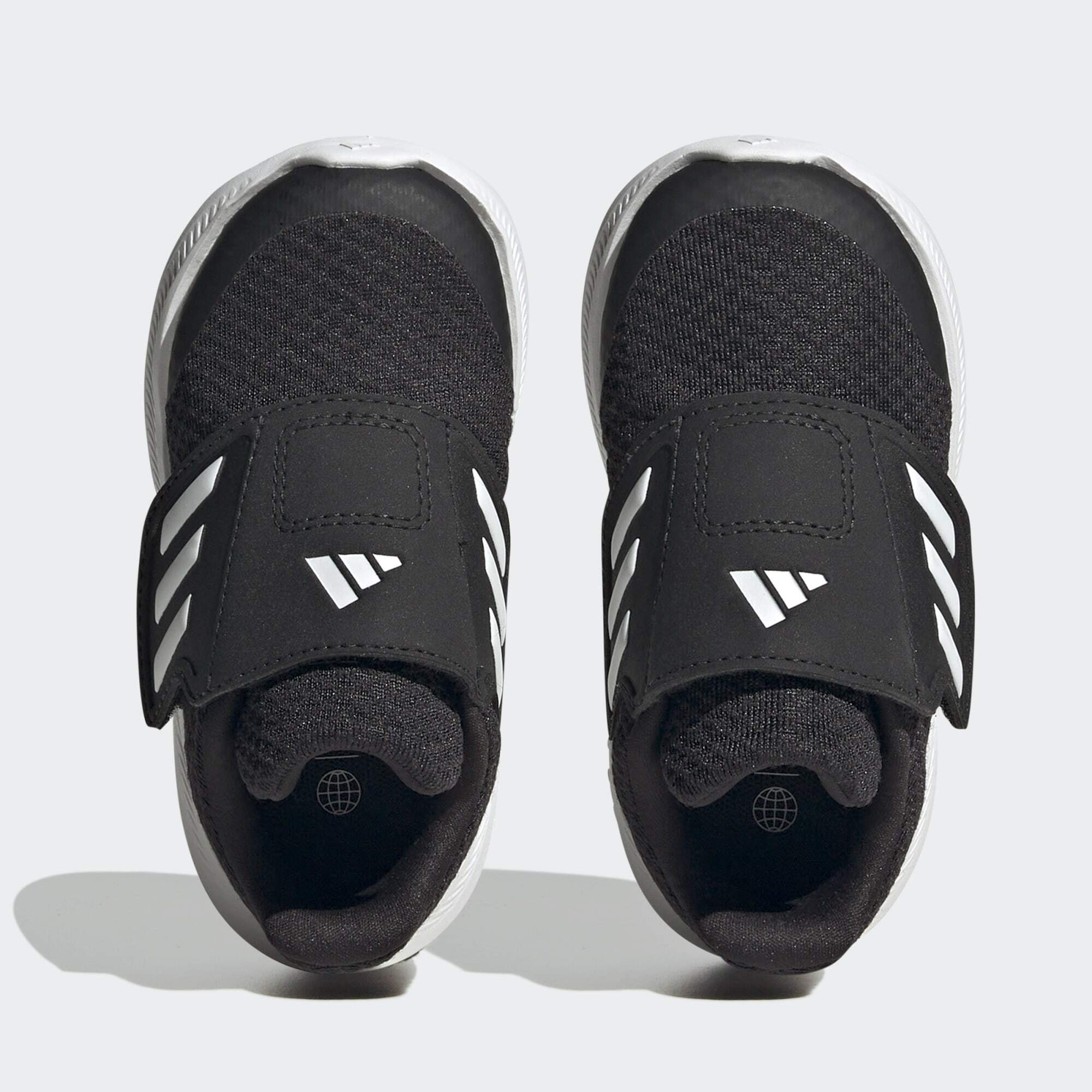 Black SCHUH Core 3.0 / RUNFALCON HOOK-AND-LOOP Sportswear Core Black Sneaker / Cloud adidas White