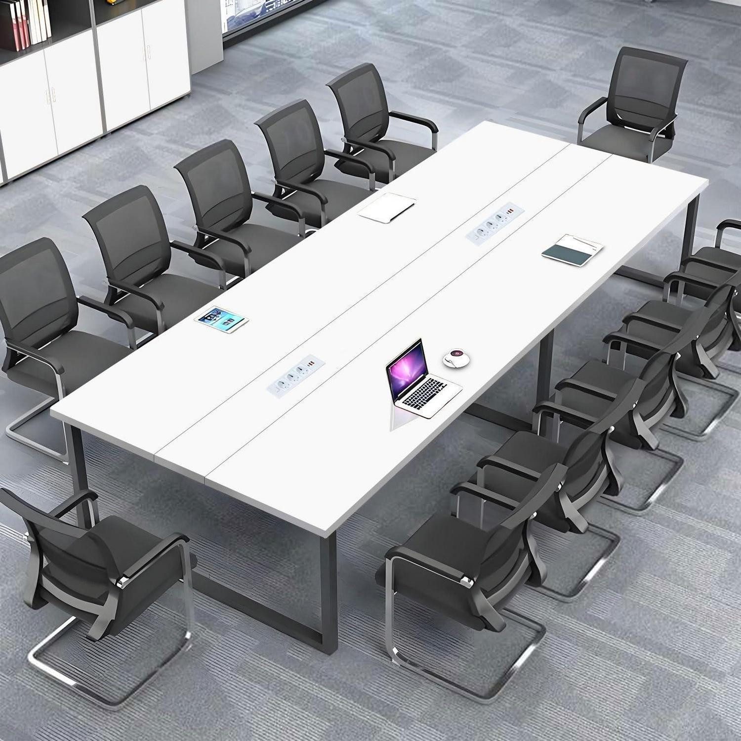 LuxusKollektion Konferenztisch Konferenztisch Kabelmanagement Kabeldurchführung Büro B1 320*120*74cm