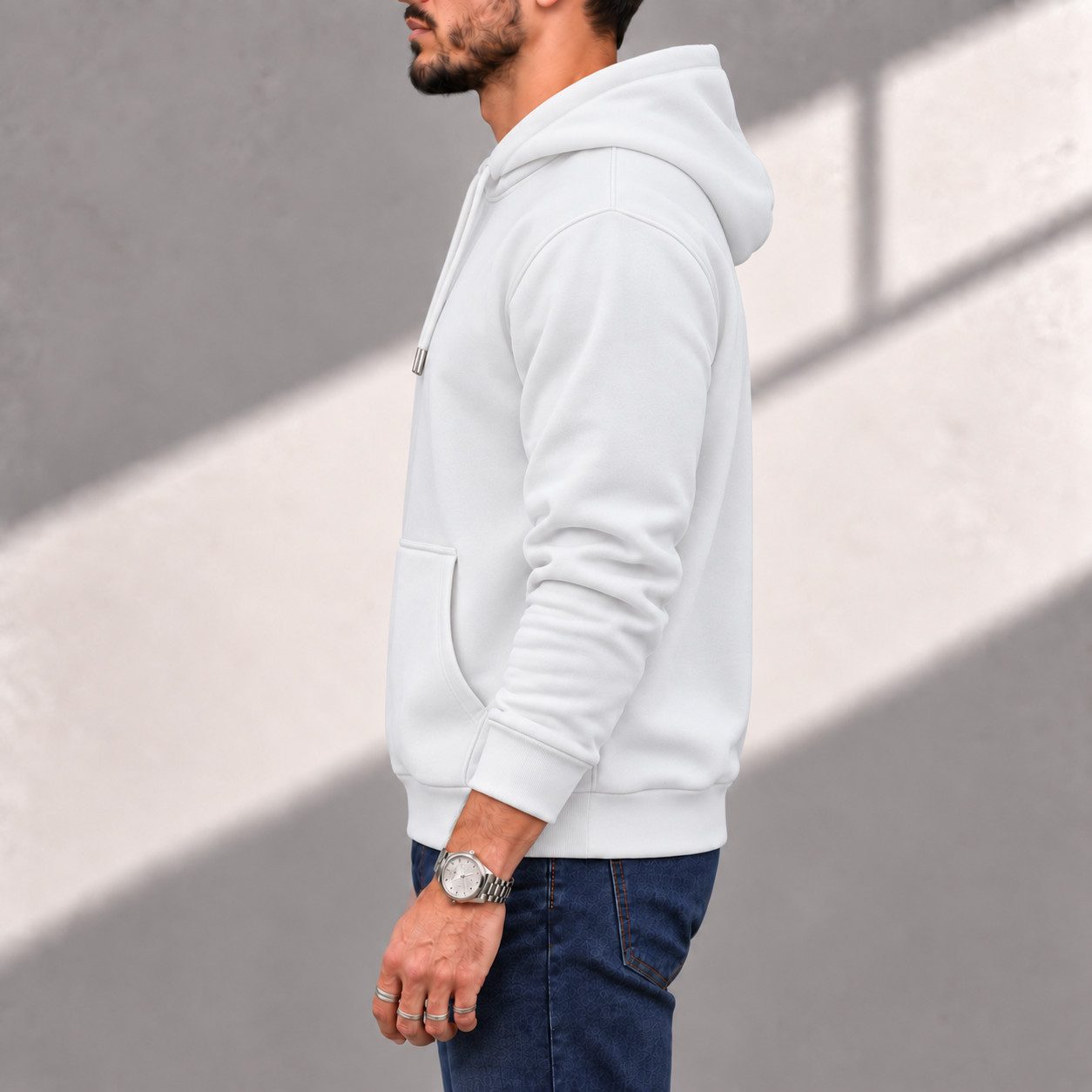 S&S Kapuzensweatshirt Hoodie Herren Kapuzenpullover Moderne Sweatshirt Baumwollmischung (Packung, 1-tlg) Fleece Pullover Hoody – Bild 2 von 5