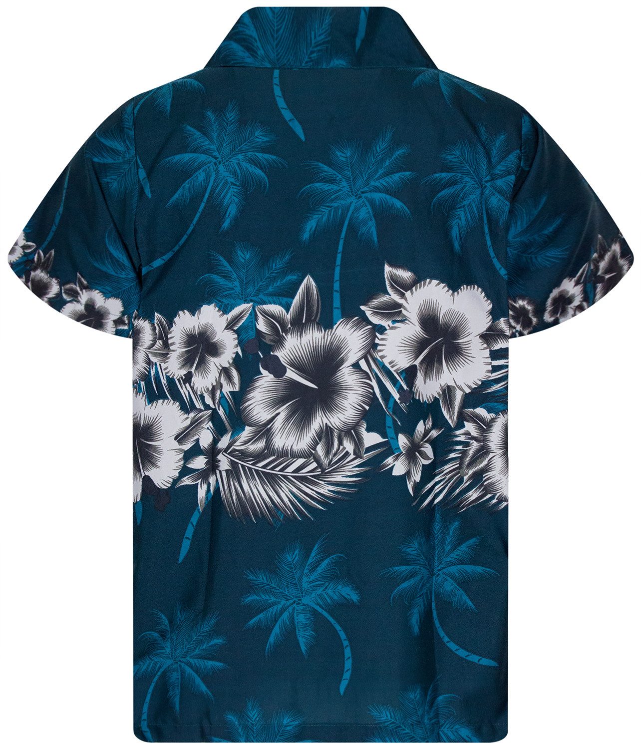 King Kameha Hawaiihemd Flower Chest Funky Hawaii-Hemd Herren Kurzarm Front- günstig online kaufen