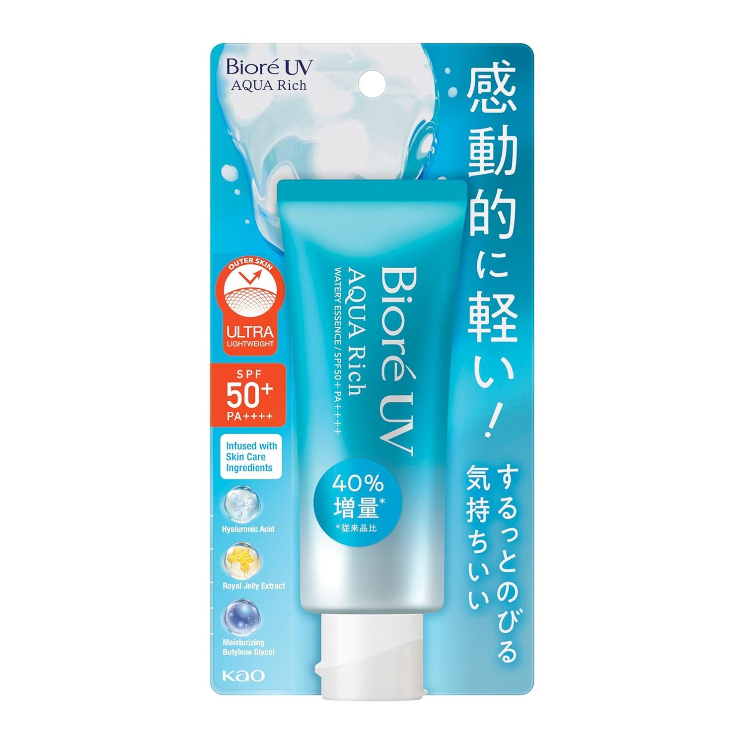 Kao Sonnenschutzgel Bioré UV Aqua Rich Watery Essence SPF50+ PA++++ 70 g