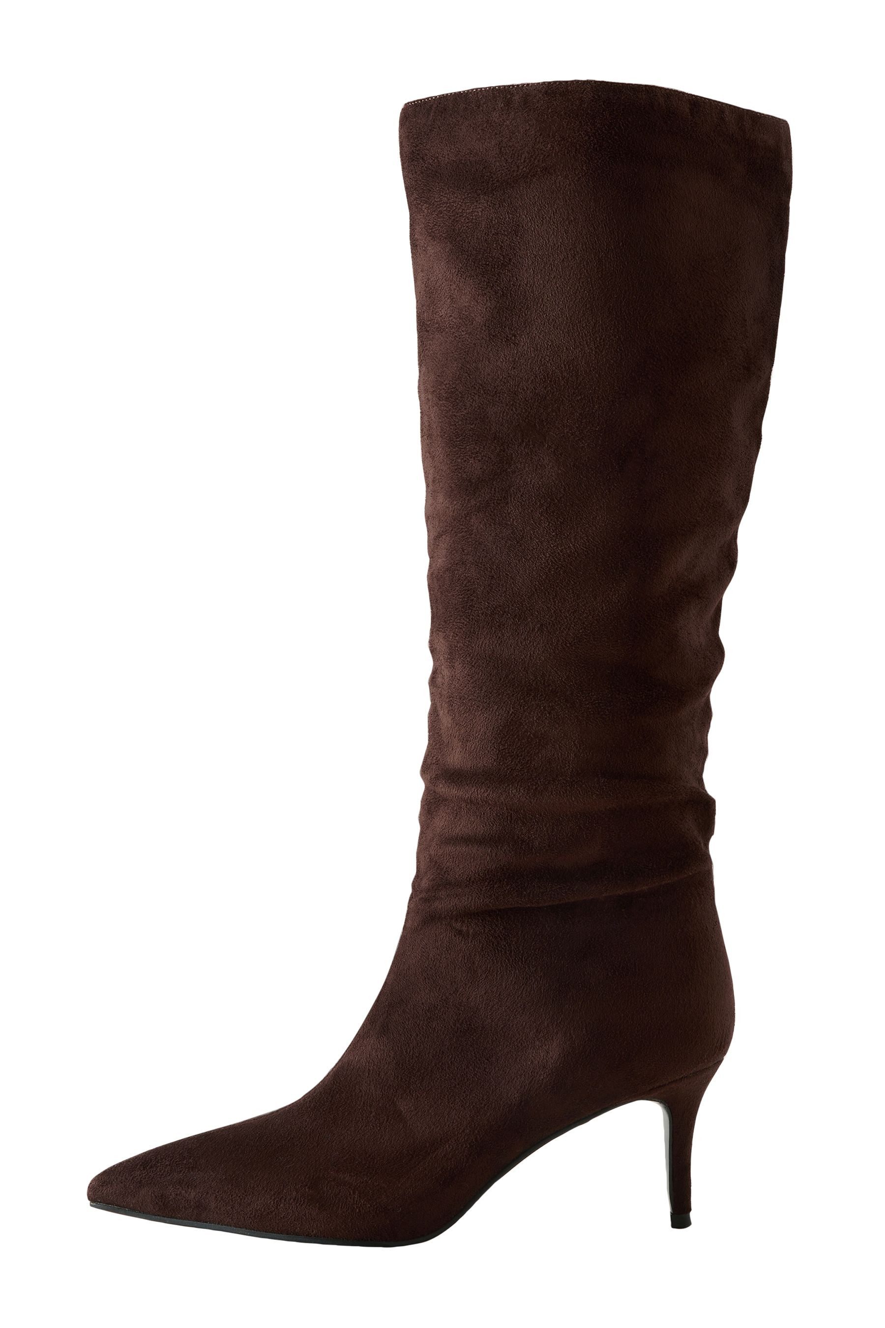 Next Forever Comfort® Kniehohe spitze Knautschstiefel günstig online kaufen