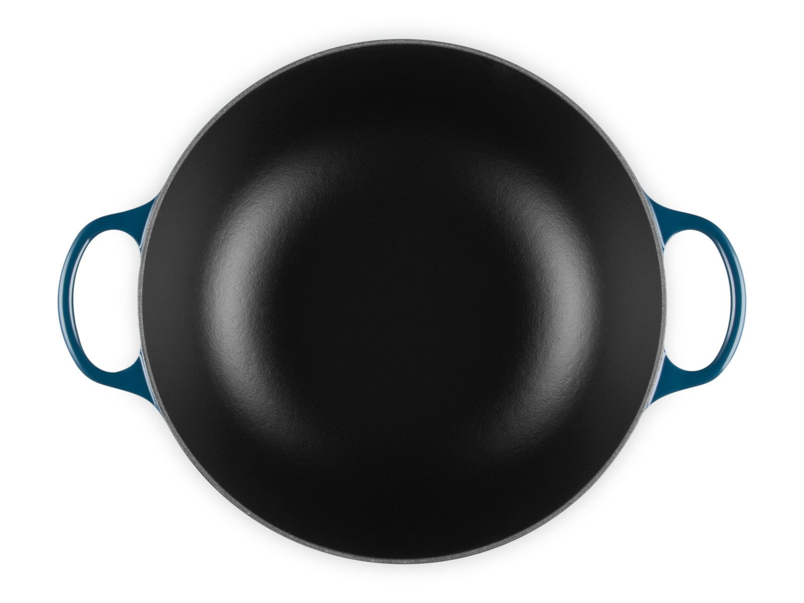 LE CREUSET Bräter Bräter La Marmite Signature rund nuit 28cm, Emailliertes Gusseisen