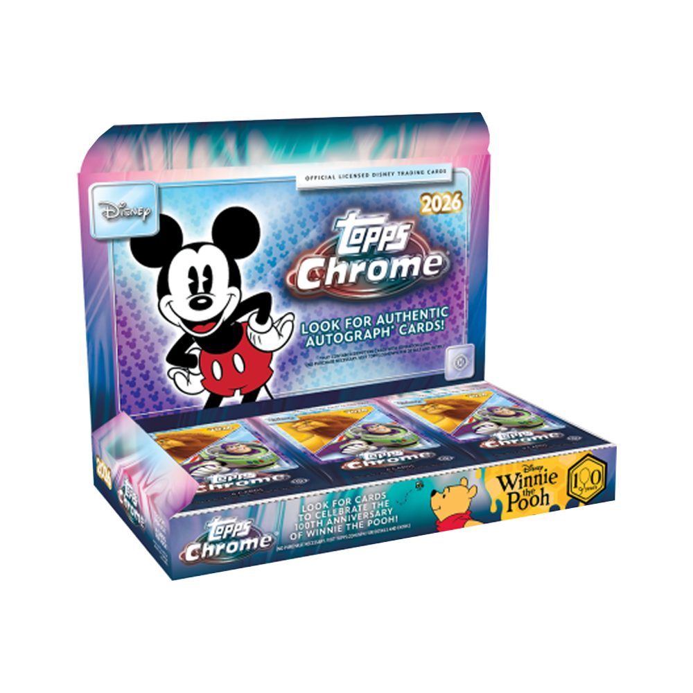 Sammelkarte 2026 Topps Chrome Disney Hobby Box Englisch