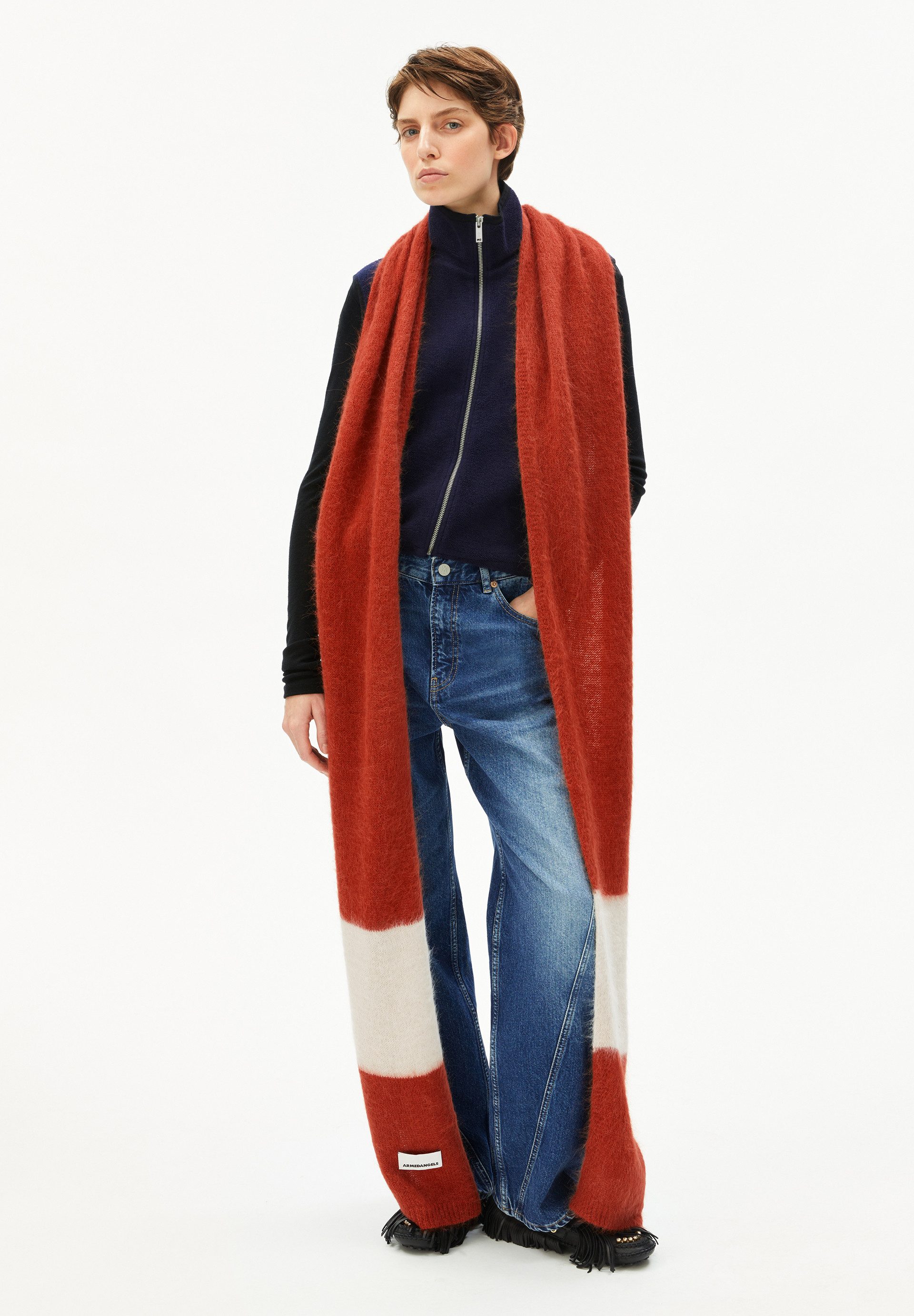 Armedangels Schal SAABE STRIPED UN-WASTED Unisex