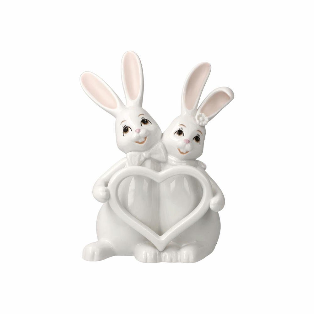 Goebel Osterfigur Hasenpaar Snow White - Forever