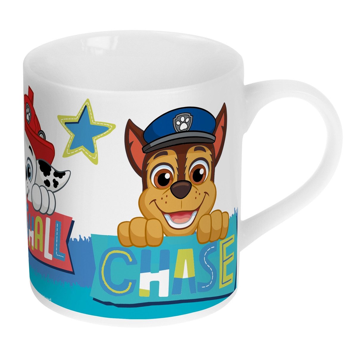 p:os Styropor-Teil Zauberbecher PAW PATROL 230ml weiß/mehrfarbig Ø90x85mm farbwechselnd
