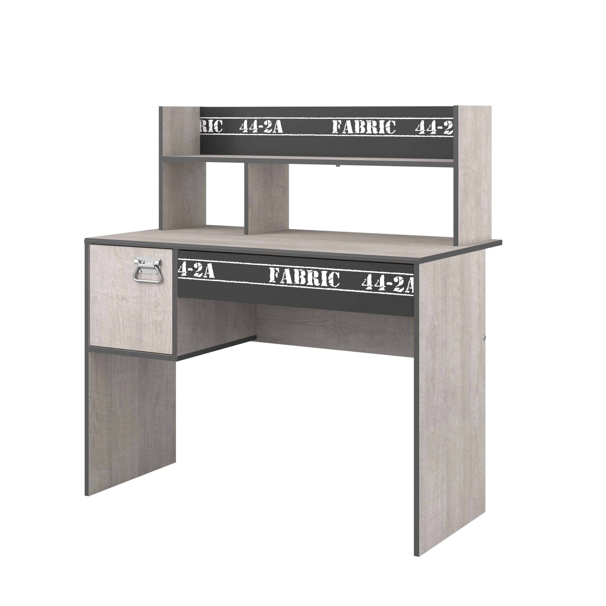 Parisot Jugendzimmer-Set Fabric, (Komplett Set, 4-tlg., in verschiedenen Zusammenstellungen wählbar), inklusive RGB- LED- Beleuchtung