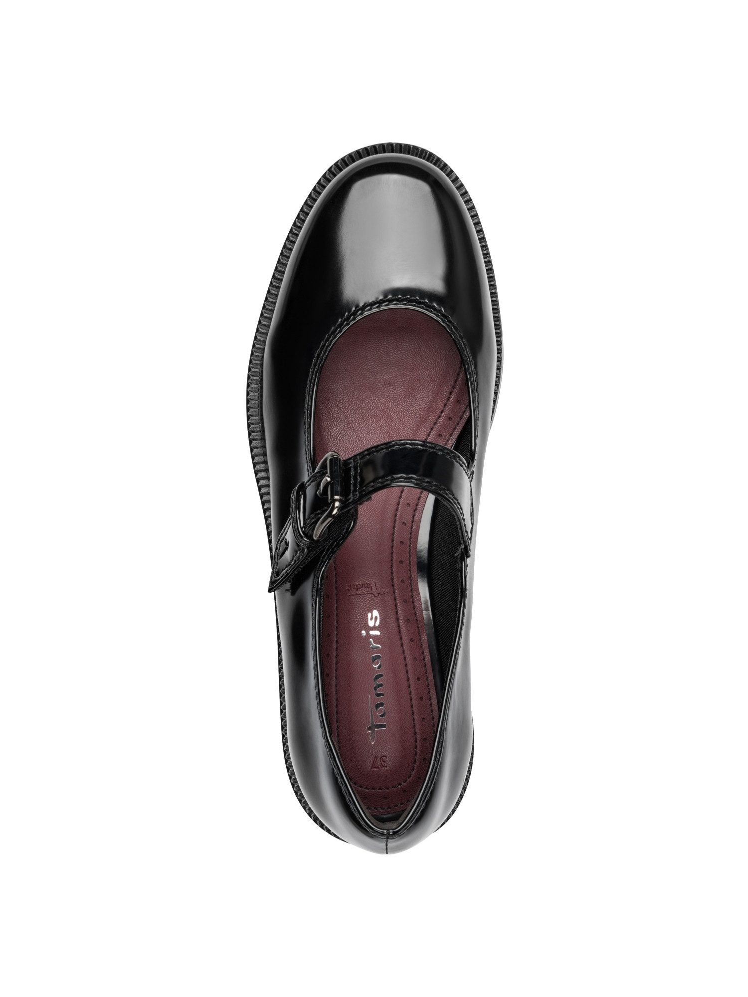 Tamaris ANTIslide, TOUCH-IT mit Absatz kein Absatz Riemchenballerina ANTIslide