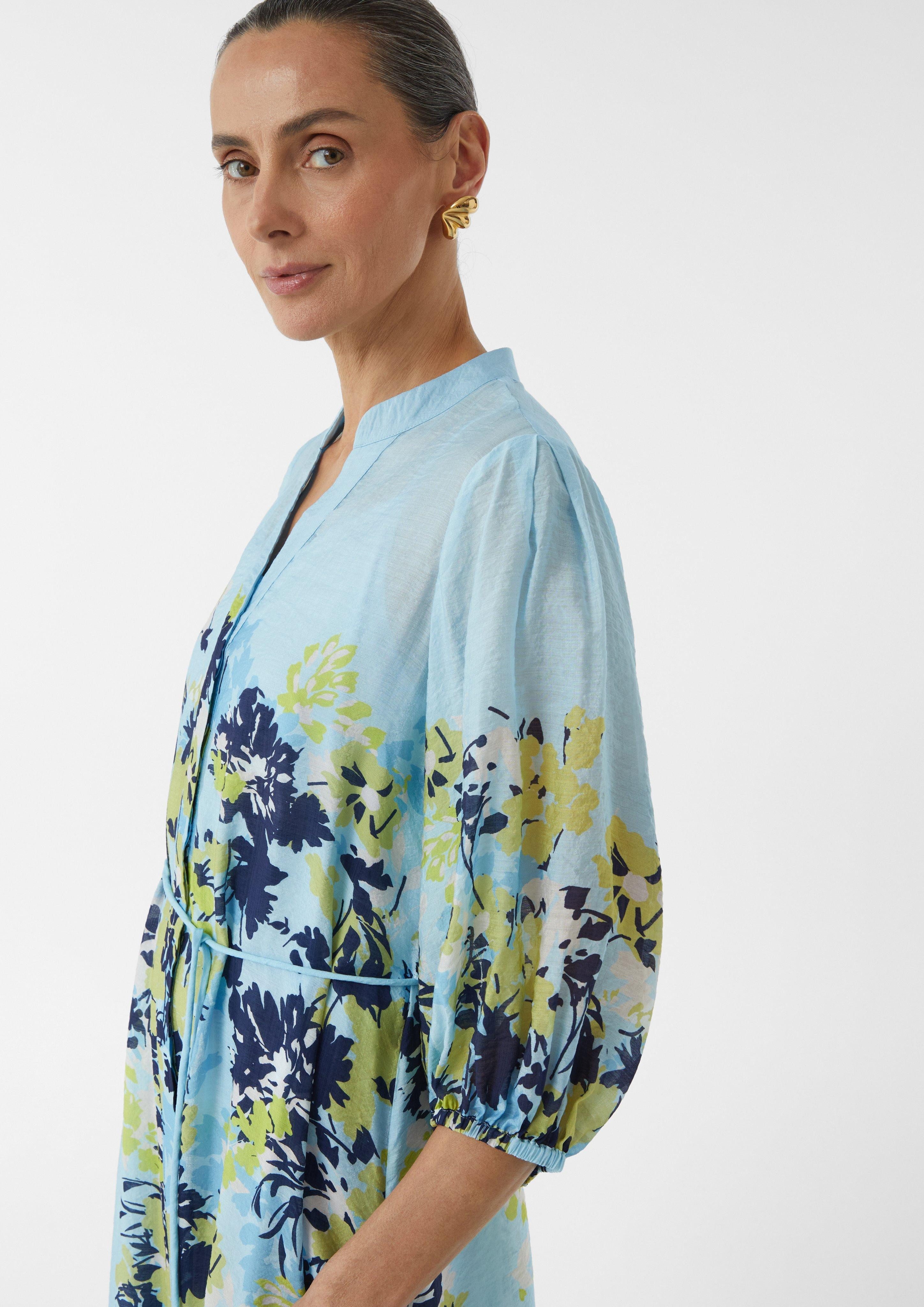 Comma Maxikleid Langes Tunikakleid mit weitem günstig online kaufen