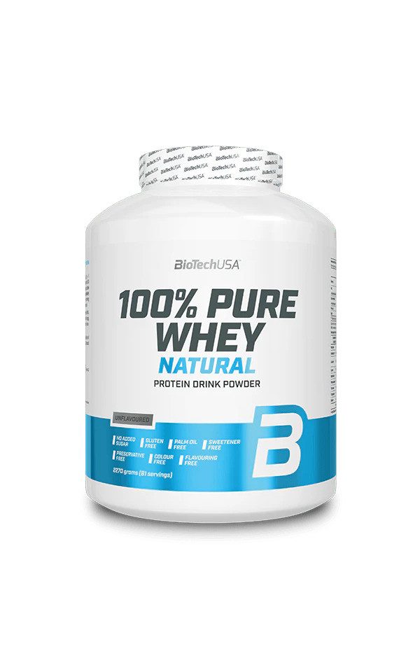 Biotech USA BioTech 100 Pure Whey 2270g - Neutral Pulver, 2.27 g, Pulver
