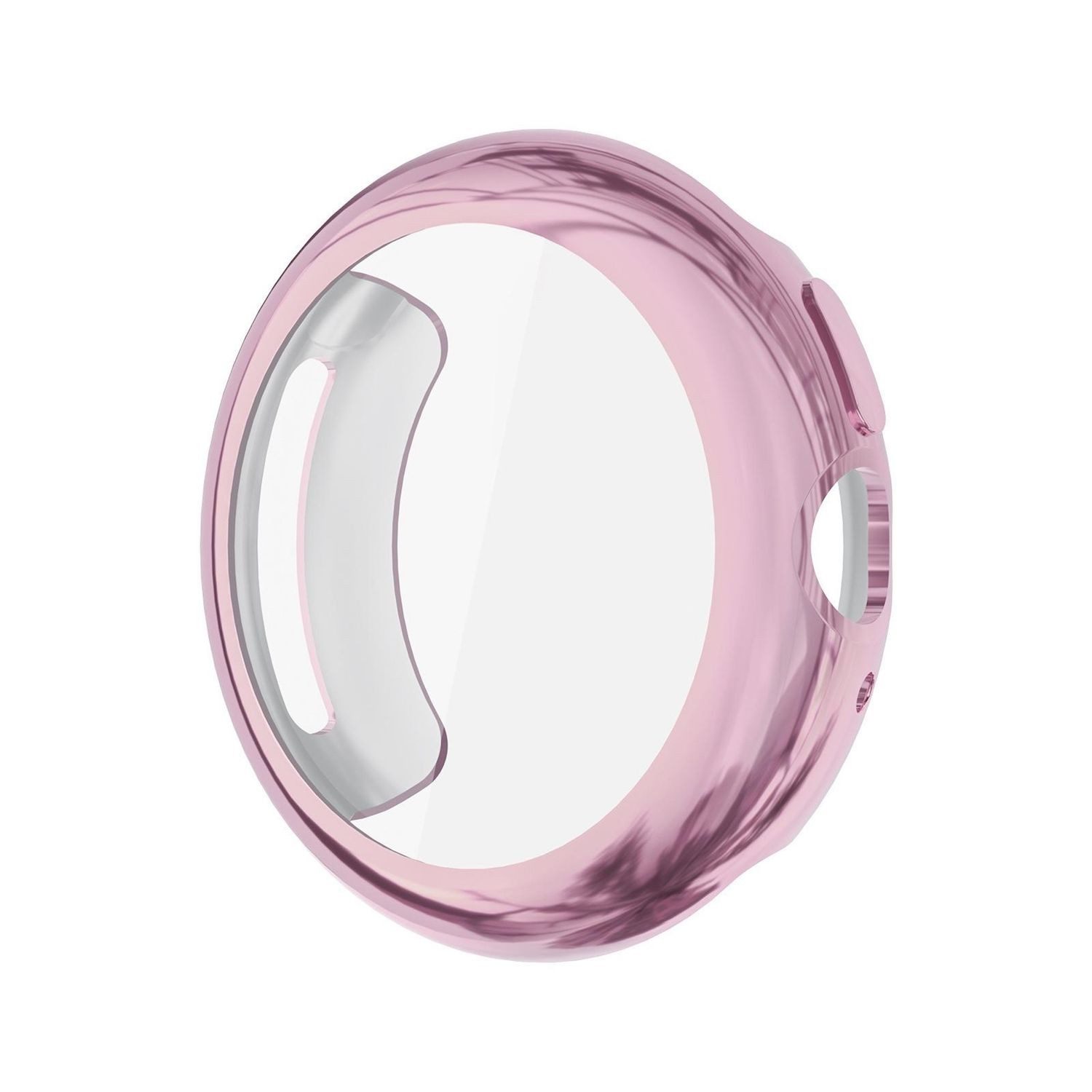 Smartwatch-Hülle Für Google Pixel Watch 4 41mm Electroplated TPU Schutz Hülle Rosa