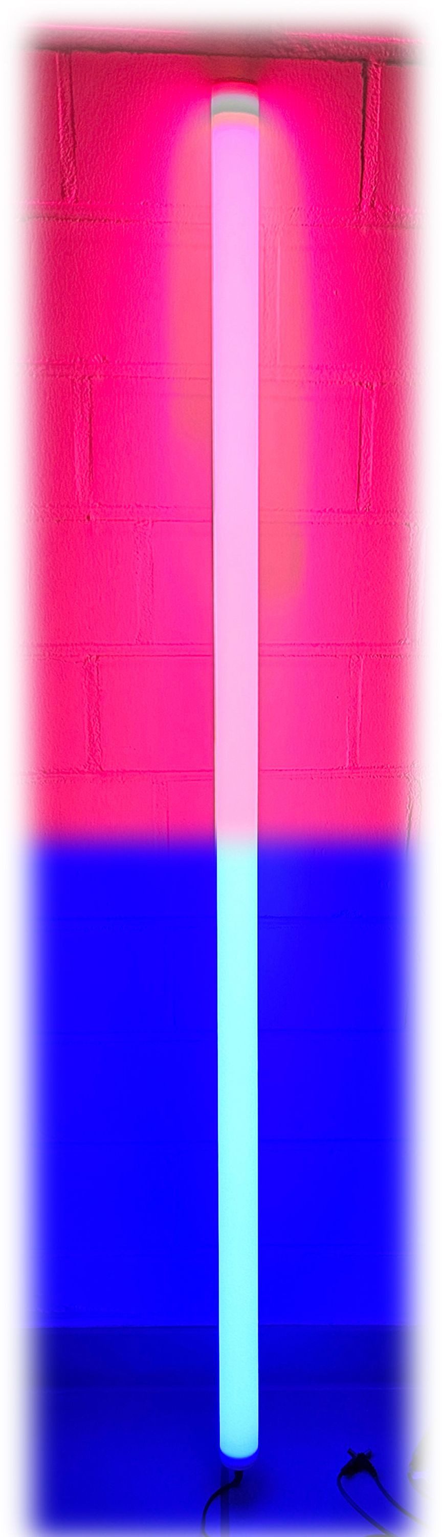 XENON LED Wandleuchte 7264 LED Bunter STAB 1,53m 1188Lm 12Volt 14W 2-farbig Blau - Pink, Xenon / Mehrfarbig