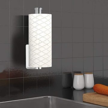 Caterize Küchenrollenhalter ohne Bohren - Papierrollenhalter Selbstklebend Praktisch Rollenhalter