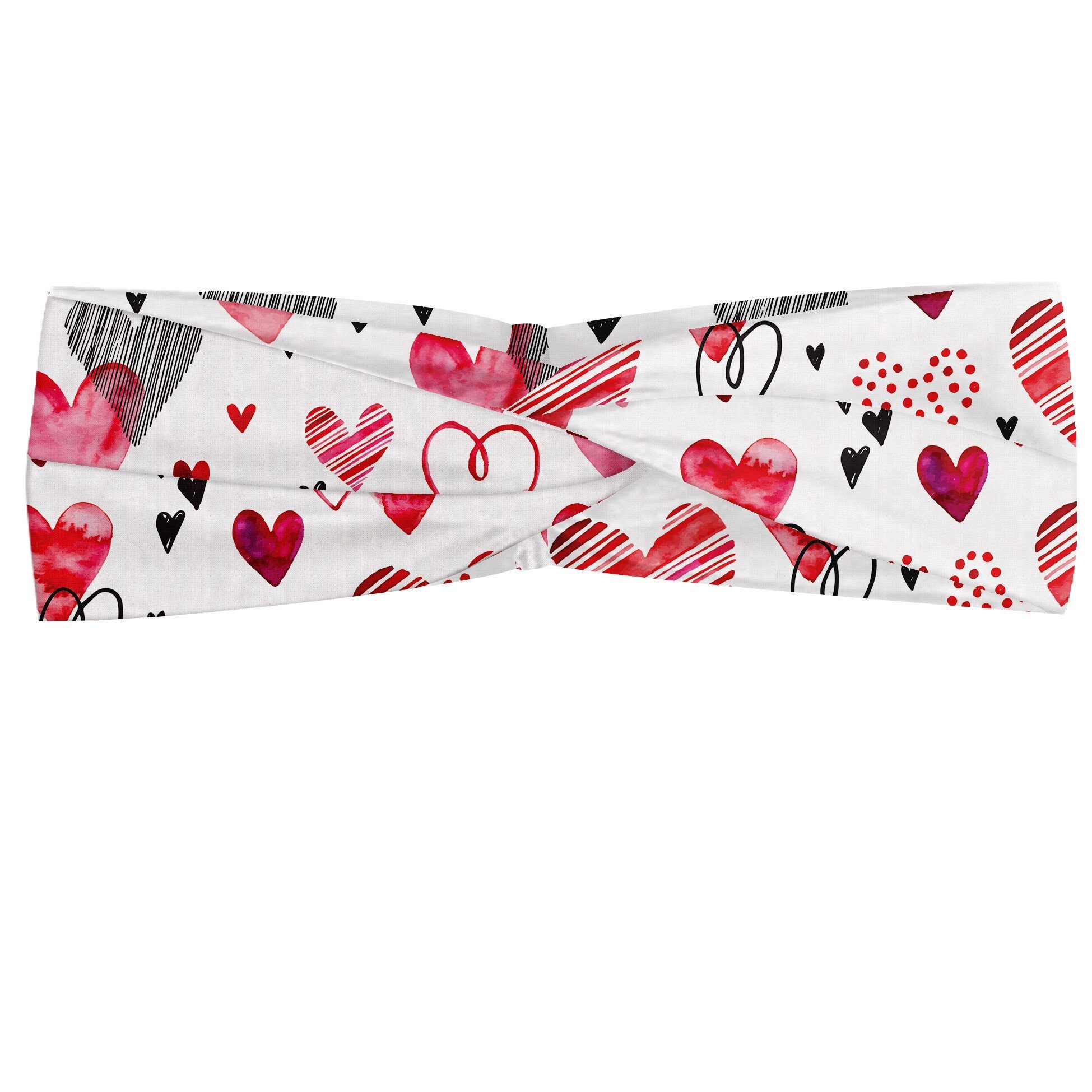 Abakuhaus Stirnband Elastisch und Angenehme alltags accessories Valentine Verschiedene Herz-Shapes