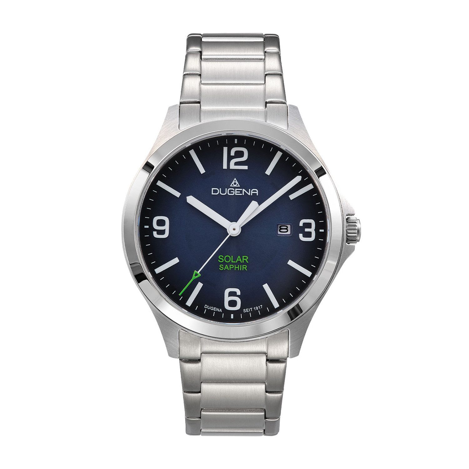 Quarzuhr Herren-Armbanduhr Boston Solar, Quarzwerk, wasserdicht, 10 bar