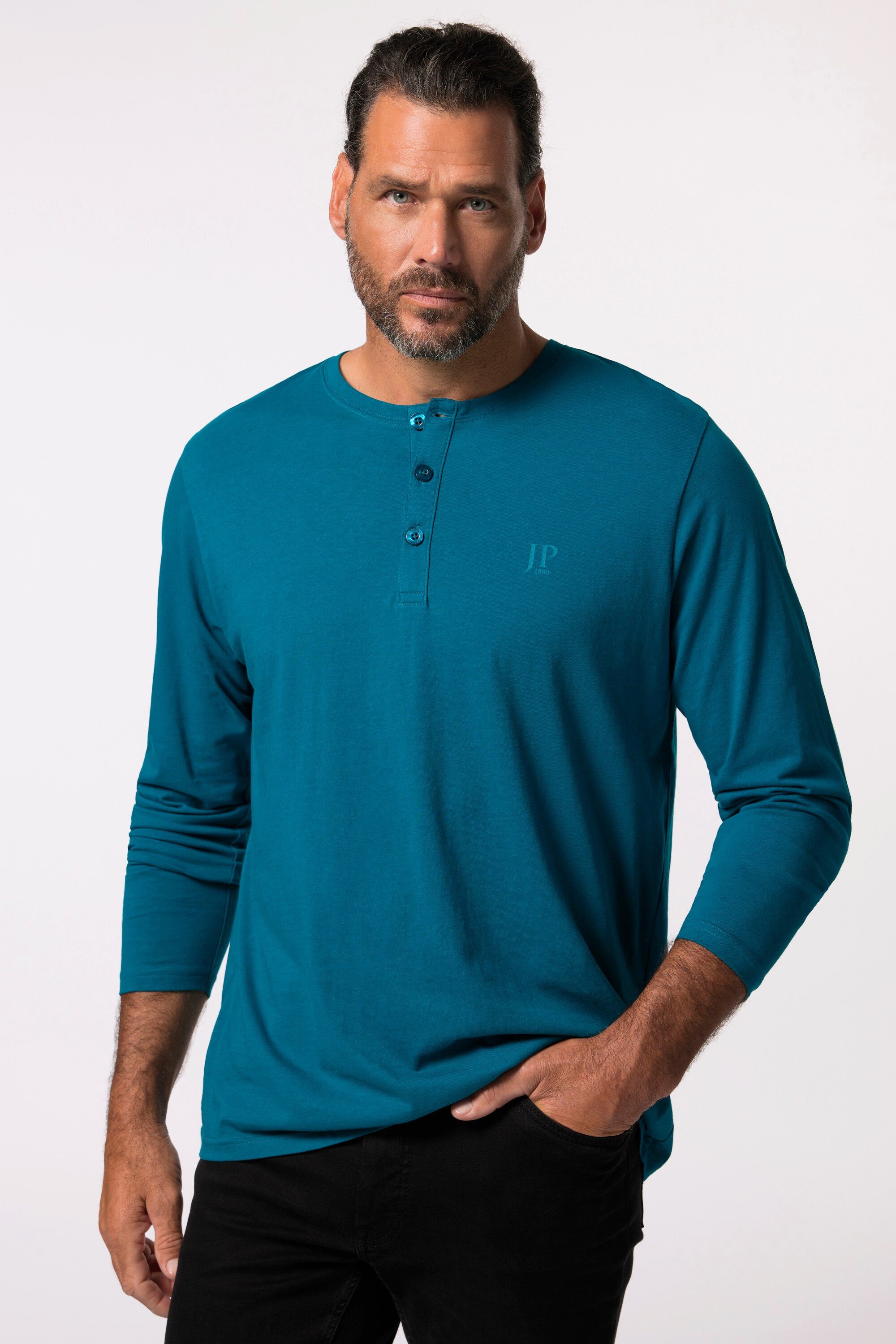 JP1880 T-Shirt JP1880 Henley Basic Shirt günstig online kaufen