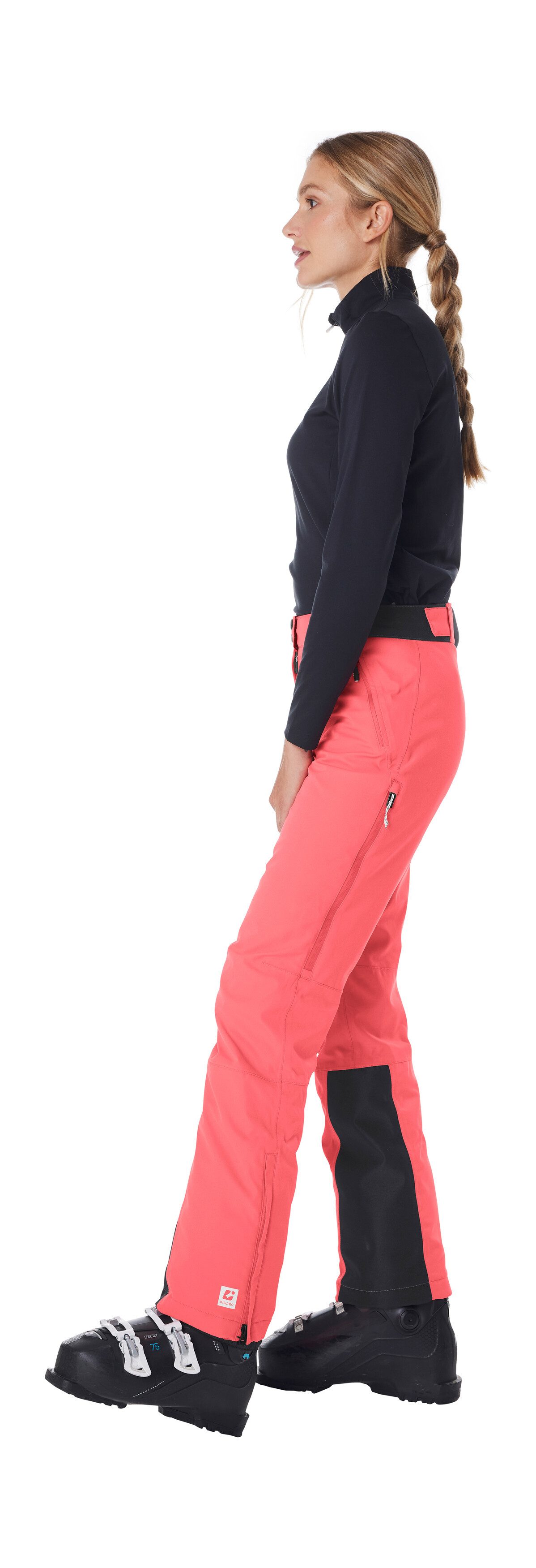 Killtec Skihose KSW 278 WMN SKI PNTS Wind- und wasserdicht, atmungsaktiv, verstellbarer Bund, Kantenschutz