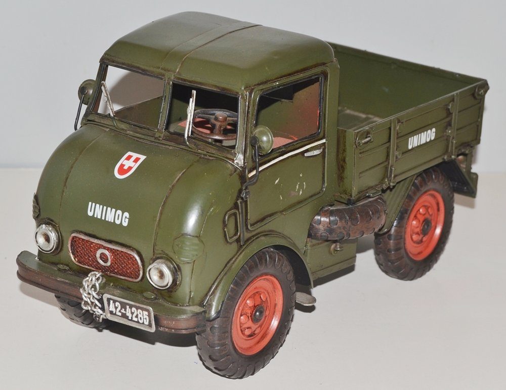 Modellauto Blechauto Modellauto Oldtimer Automarke Unimog Modell Typ 401 L 32 cm