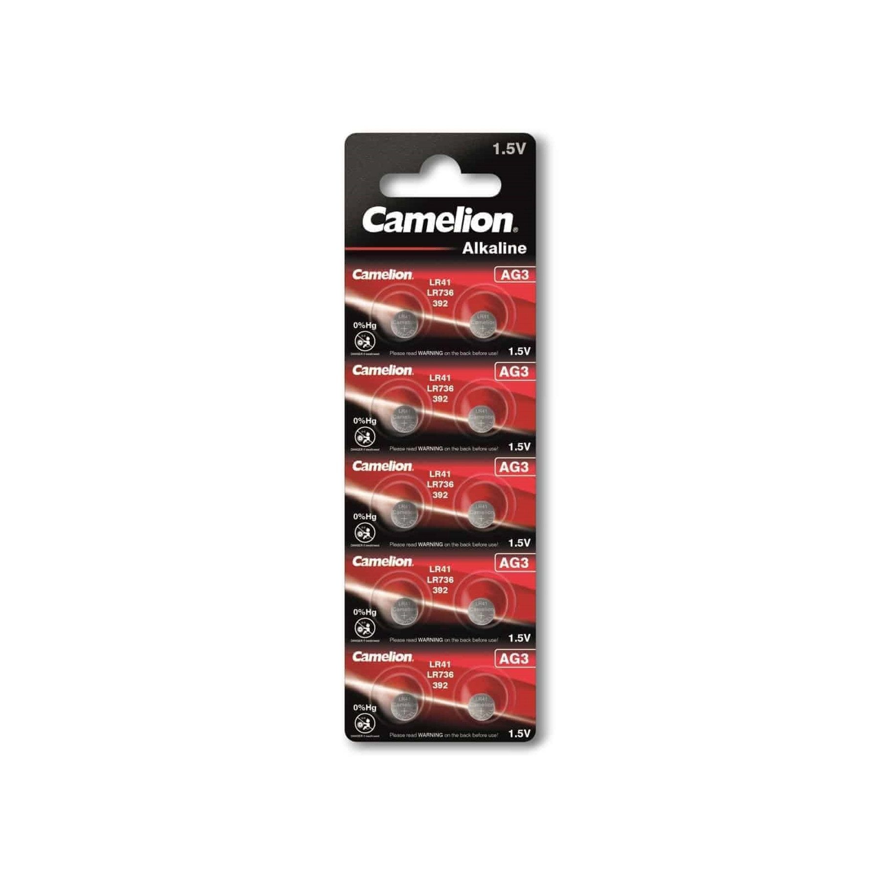 CAMELION Knopfzelle AG3, 10 St. Batterie