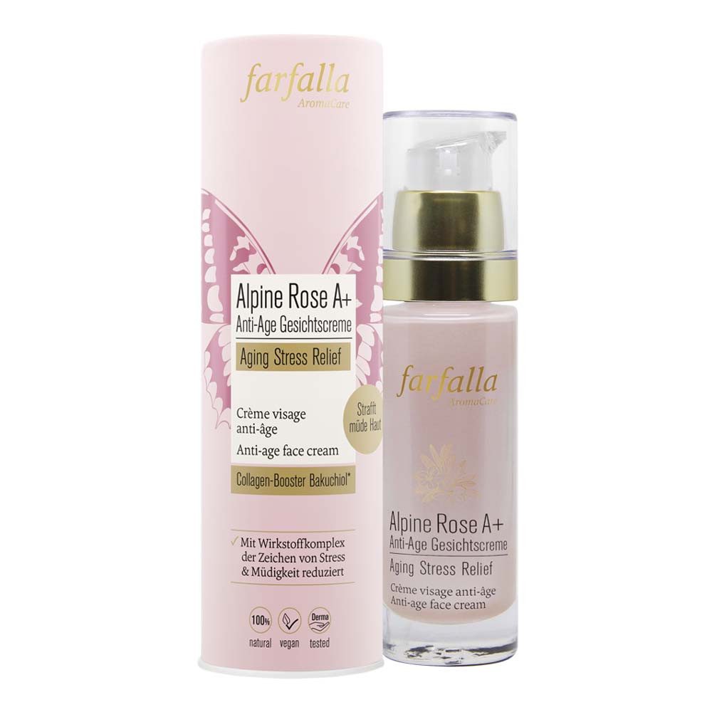 Tagescreme Aging Stress Relief - Alpine Rose A+ Gesichtscreme 30ml