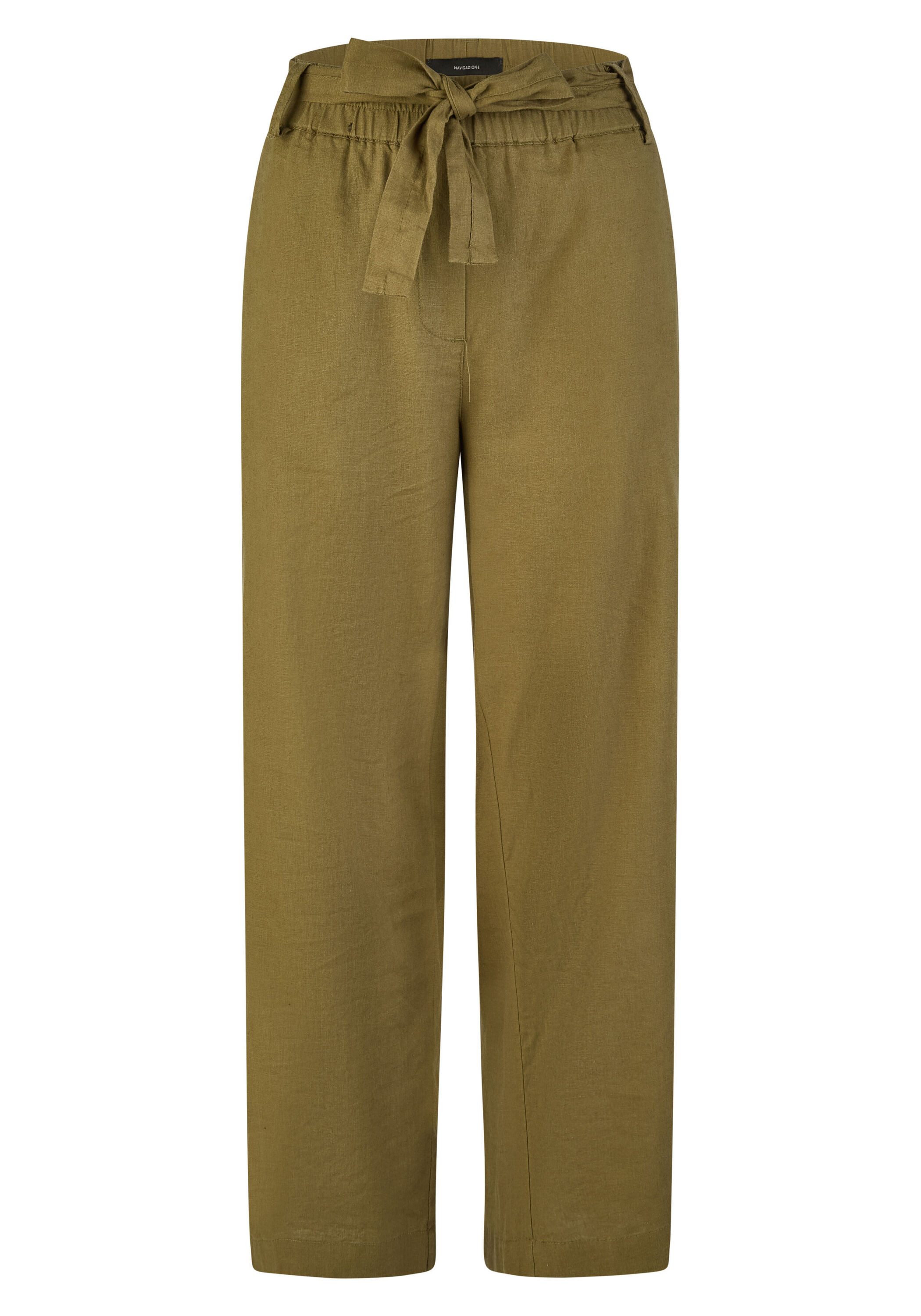 NAVIGAZIONE Stoffhose Leinen-Viskose-Mix