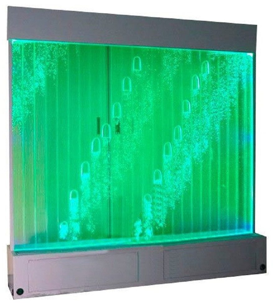 Xlmoebel Zimmerbrunnen Zeitgemäße Raumtrennwand Wasser Wände LED Wasserspiel Beleuchtete, (Water Wall), Hergestellt in Europa