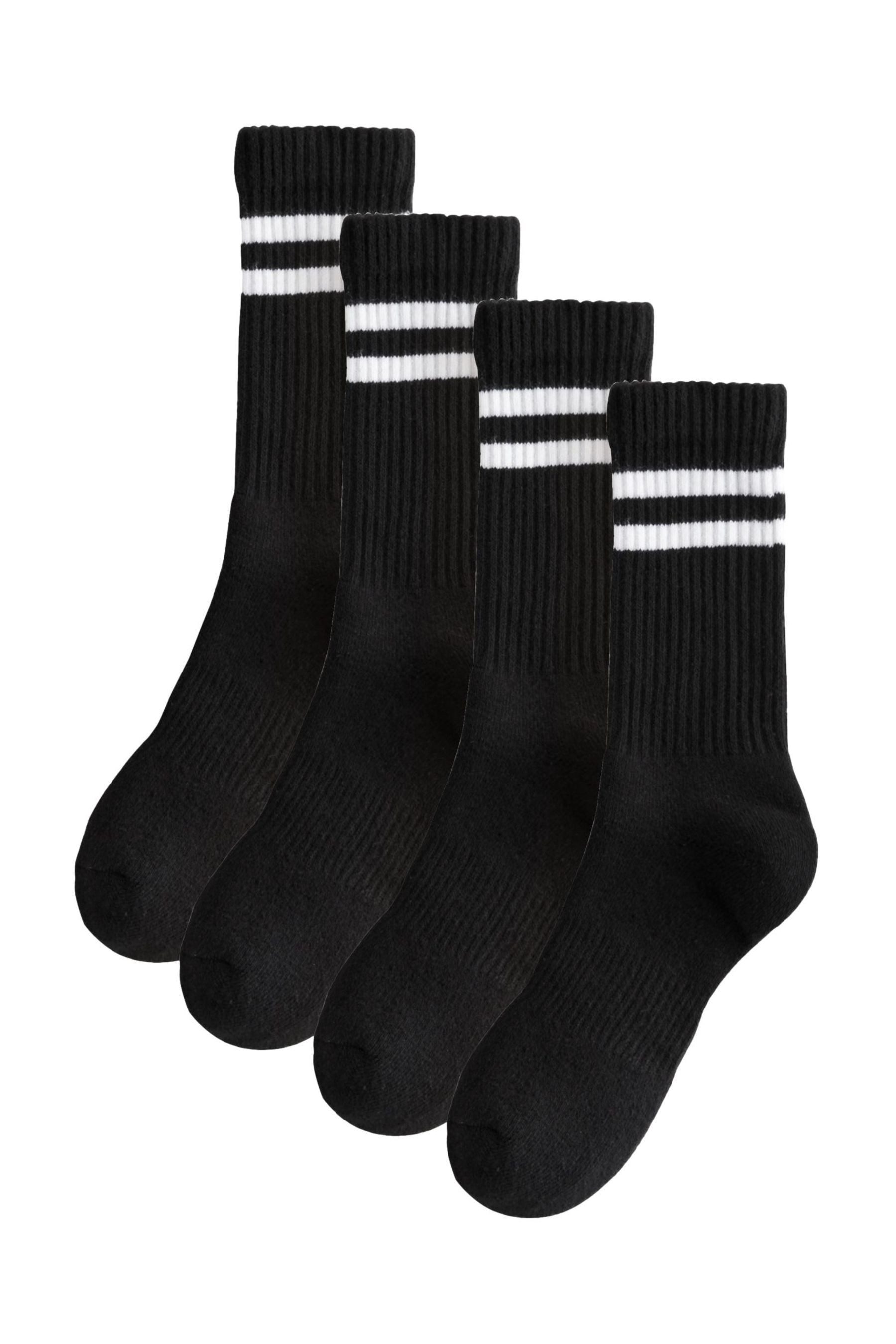 Sportsocken Gepolsterte Sportsocken, 4er-Pack