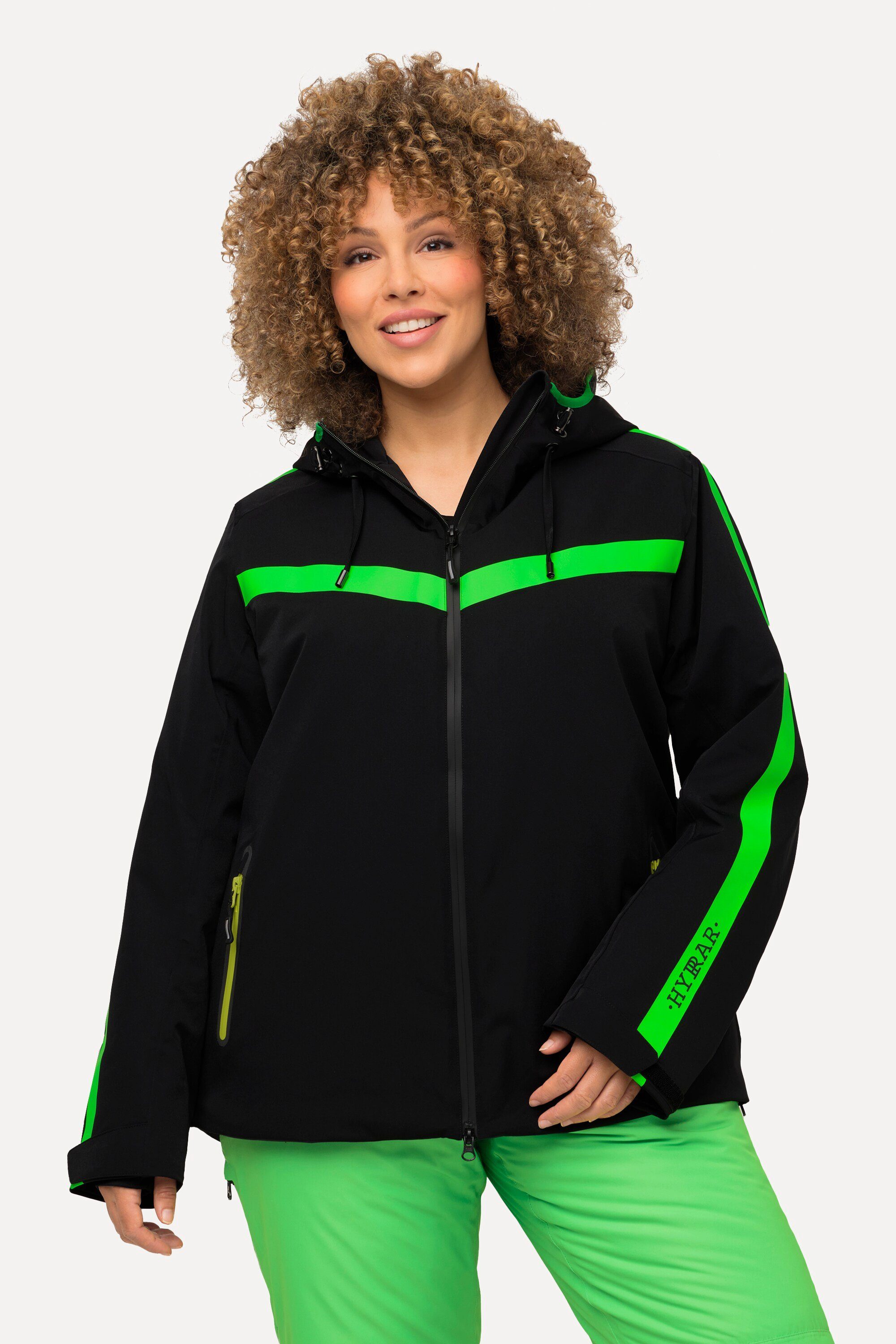 Funktionsjacke Stretch Performancejacke wasserdicht Ulla Popken 2-Wege-Zipper