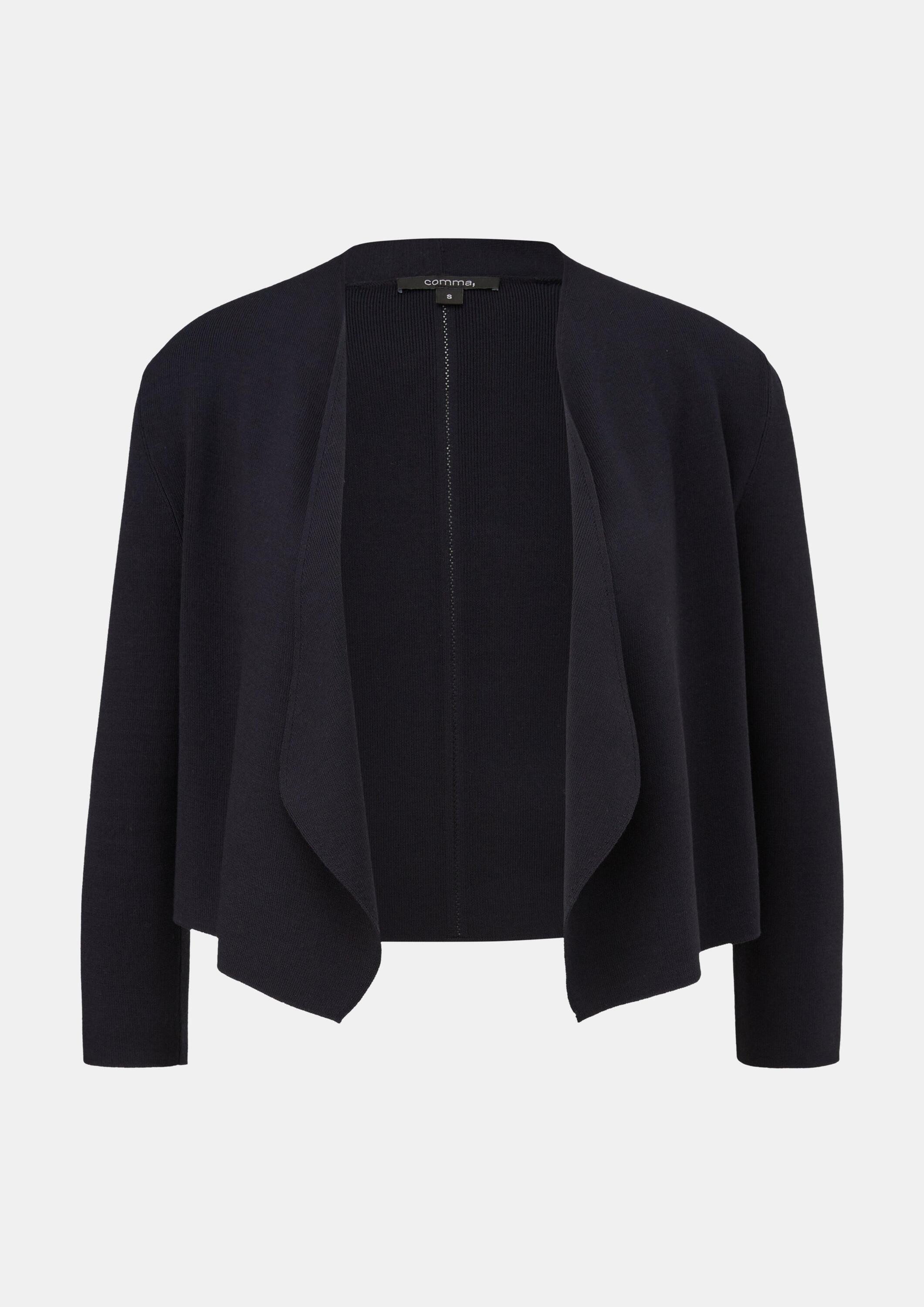 comma Cardigan Strickjacke Strickjacke aus Viskosemix