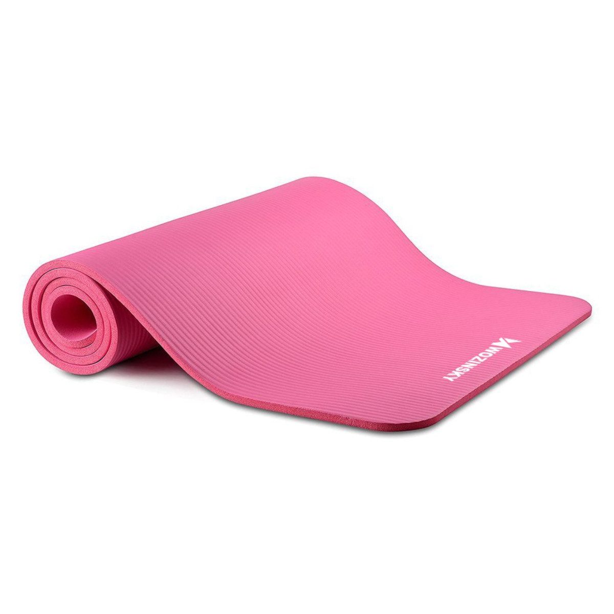 Wozinsky Yogamatte WNSP (Matte mit Tragegurt und Tasche), 0,9 cm dick rutschfest formstabil inkl Tragegurt und Tasche – Bild 3 von 5
