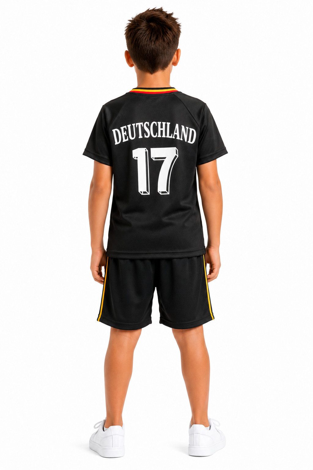 Fashion Boy Fußballtrikot Fußball Fan Set Deutschland Germany Trikot + Shorts 2026, JS780 (Set, 2, Shirt+Shorts)
