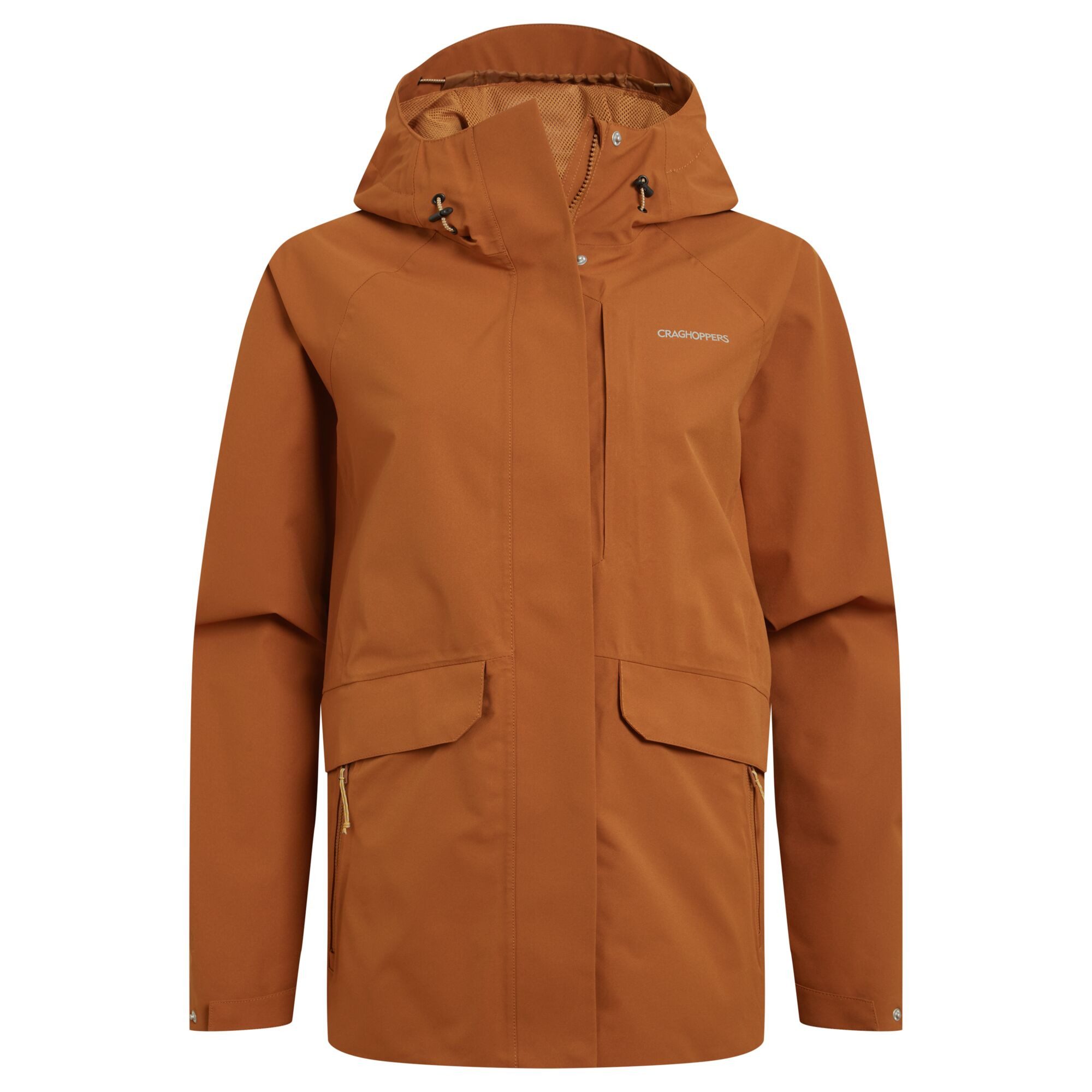 Craghoppers Hardshelljacke Craghoppers - wasserdichte Regenjacke Caldbeck 20.000 WT Mantel, hazel