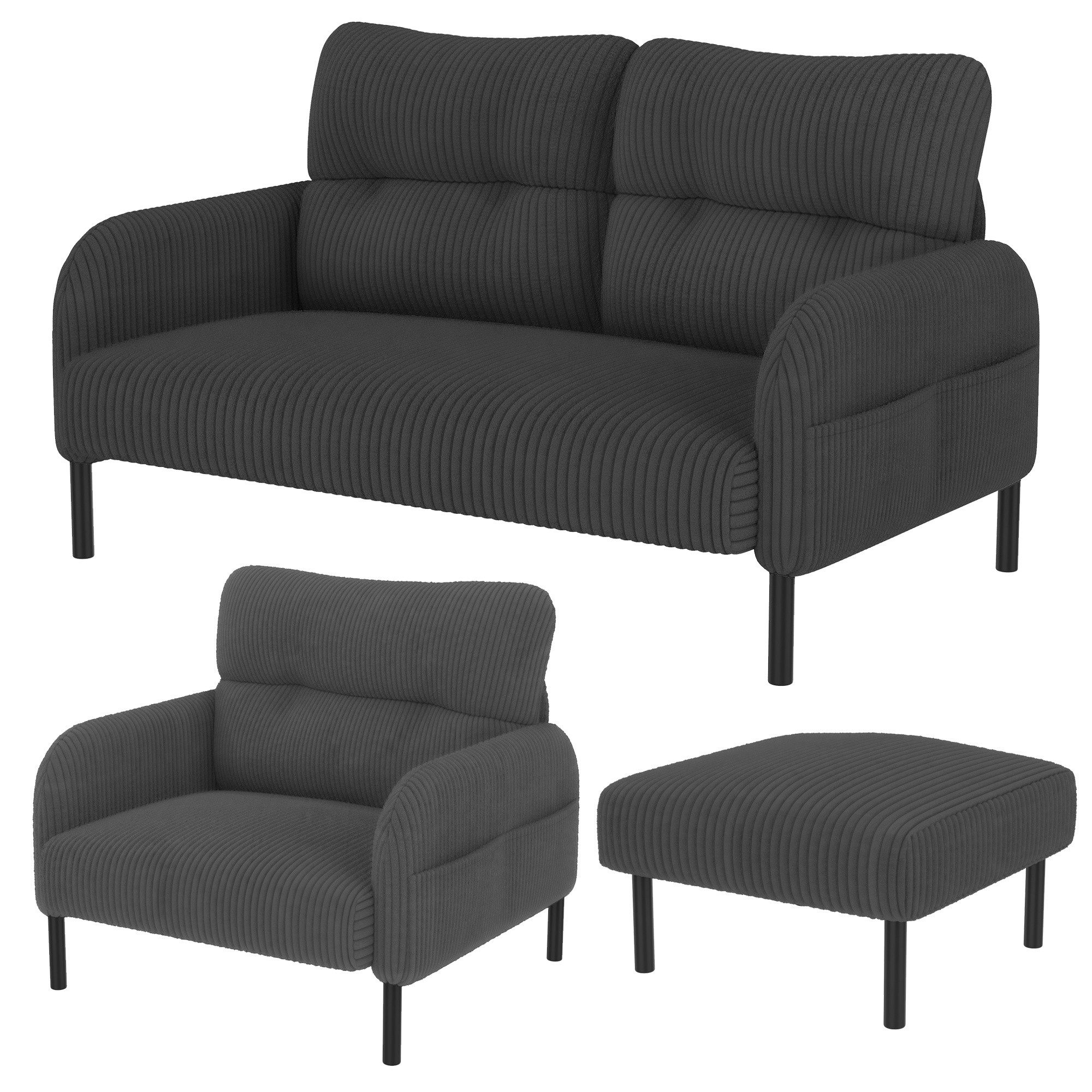 LVHOM Sofa Polstergarnitur, Sicher, komfortabel & multifunktional für Famil günstig online kaufen