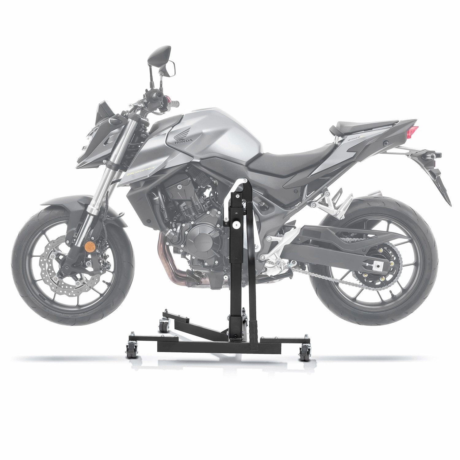 ConStands Motorradheber CS Power Evo-Zentralständer für Honda Hornet 750 23-26 Schwarz